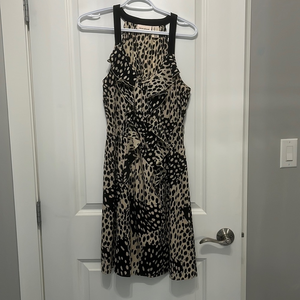 DKNY dress, Size small, Black and Tan color